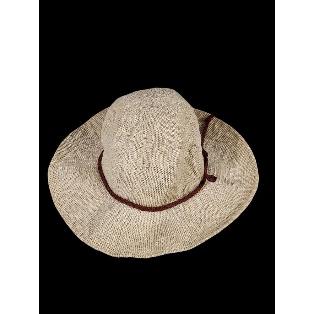 Charlotte Russe Womens Travel Knitted Fedora Cream S/M